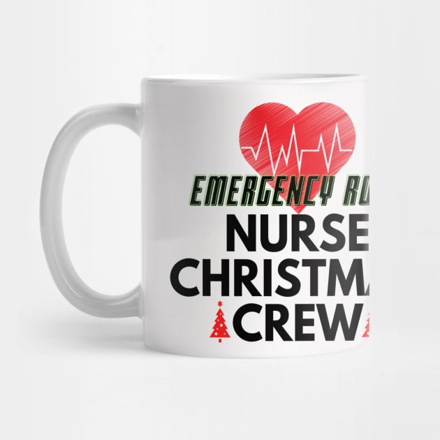 Emergency Room Nurse Christmas Crew by Mplanet